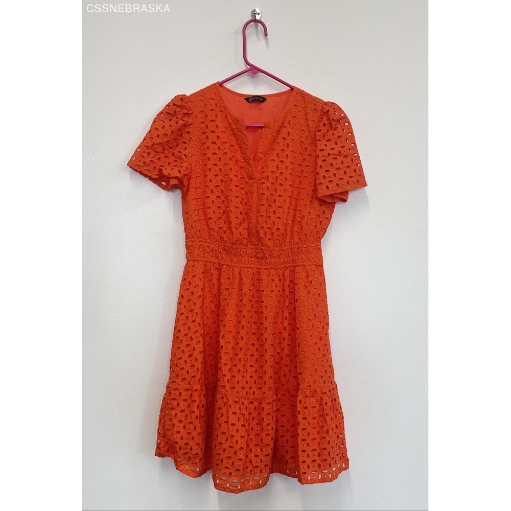 PrettyGarden Orange Womens Dress - Size S